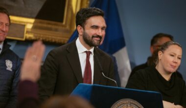 Mayor Zohran Mamdani took the reins of a massive snowstorm response over the weekend. (Kara McCurdy/Mayoral Photography Office)