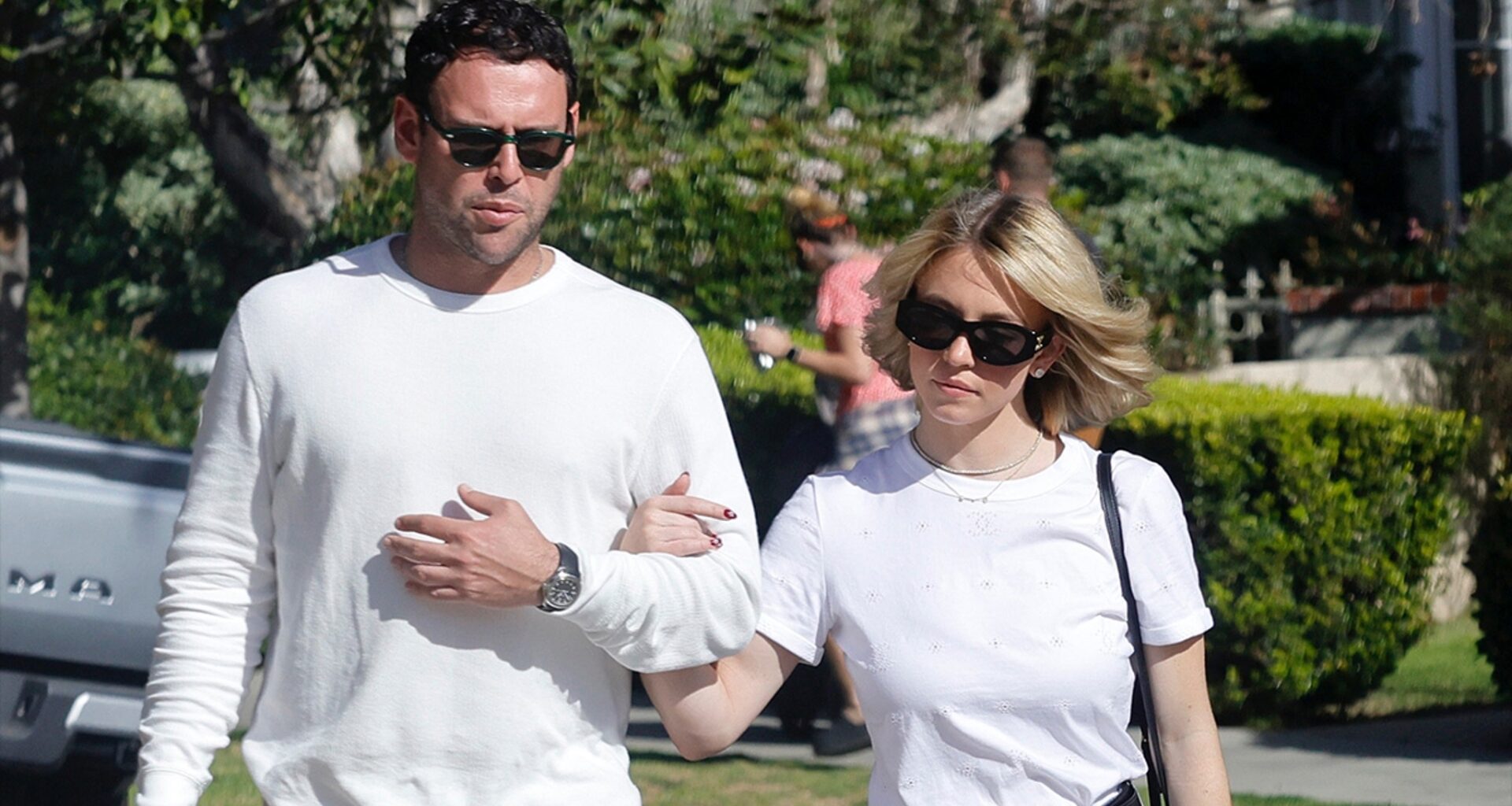 Sydney Sweeney and Scooter Braun Step Out For a Walk in L.A.
