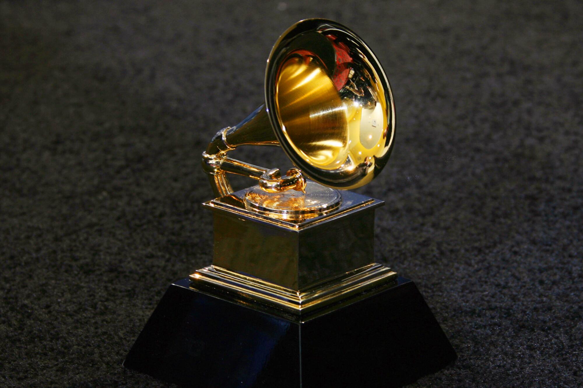 A Grammy Award trophy.