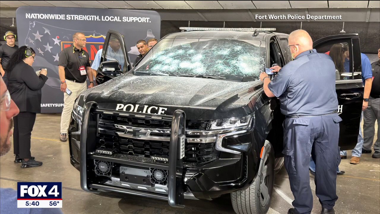 Fort Worth police cars receive upgraded bulletproof glass