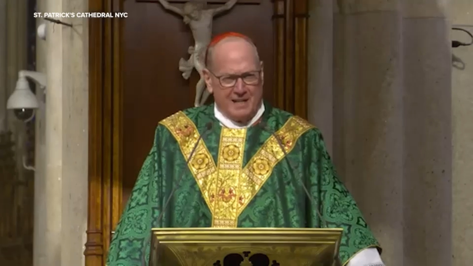 Cardinal Dolan leads final Mass at packed St. Patrick's Cathedral on Sunday