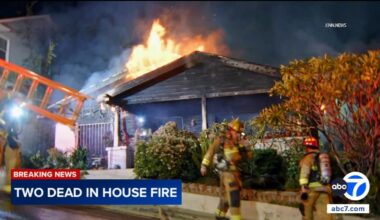 2 dead after fire rips through home in Hollywood