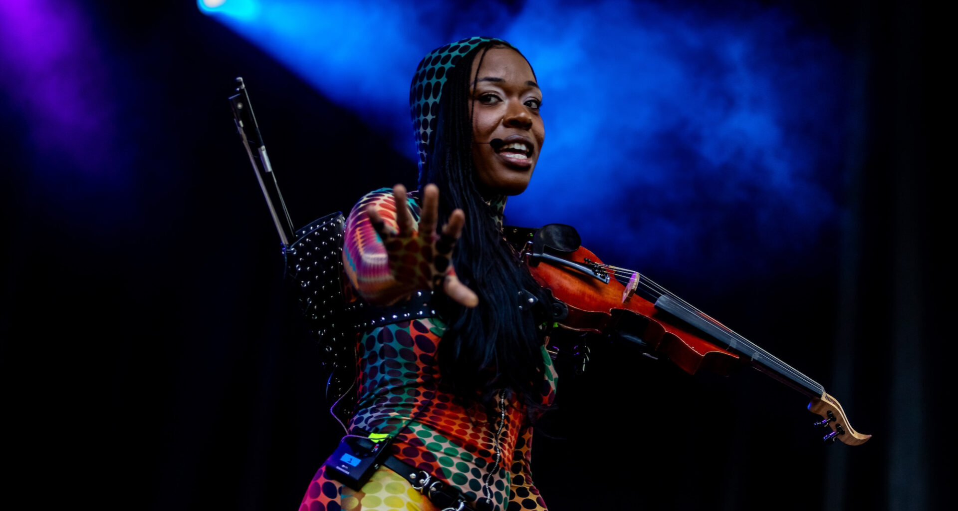 Sudan Archives performs at Pitchfork Music Festival in Chicago on July 19-21, 2024.