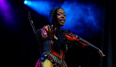 Sudan Archives performs at Pitchfork Music Festival in Chicago on July 19-21, 2024.