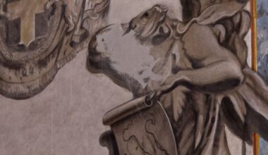 Angelic face of Italian prime minister wiped from fresco