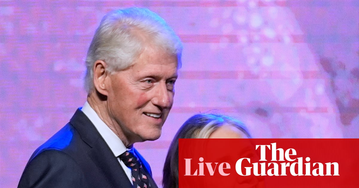 Bill and Hillary Clinton agree to testify to House inquiry on Jeffrey Epstein – US politics live | Trump administration