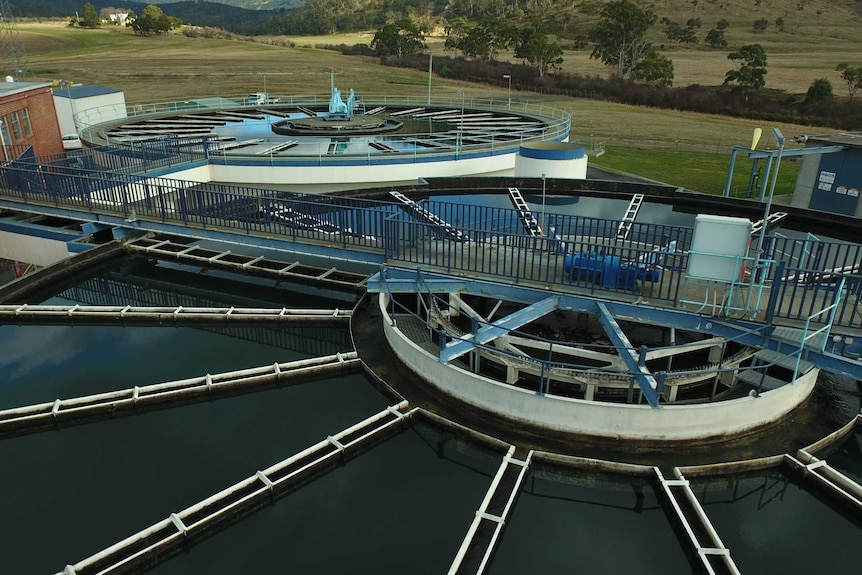 Bryn Estyn water treatment plant near New Norfolk