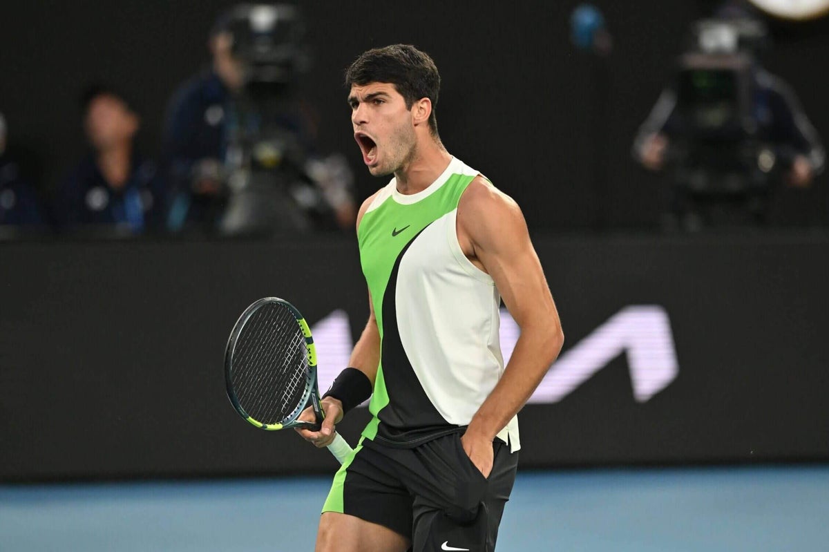 Australian Open final: Carlos Alcaraz beats Novak Djokovic for career Grand Slam