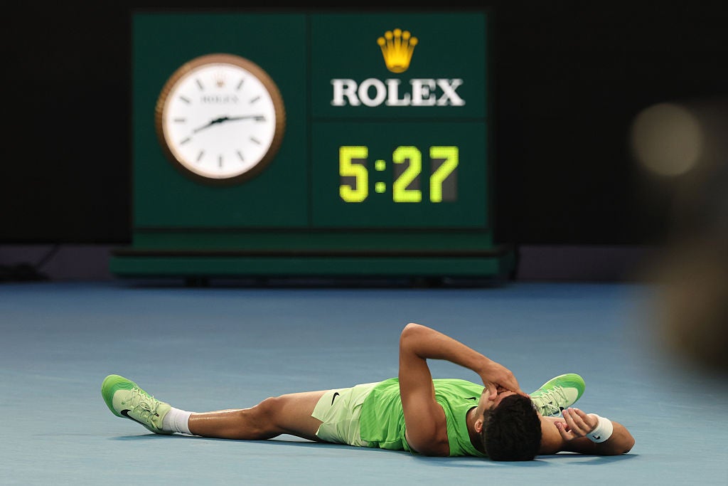 Carlos Alcaraz will also have to recover from his own marathon effort in the semi-finals