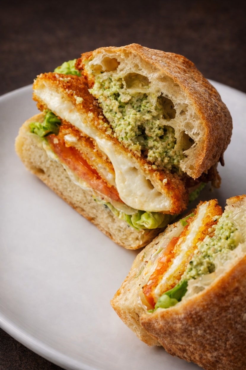 The Mozzarella LT at Dallas diner AM/FM is like a BLT, but swap the bacon for fried...