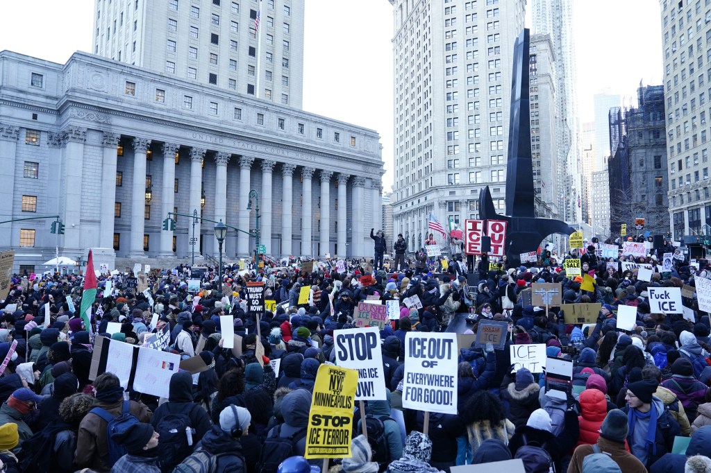 Thousands in NYC protest against ICE on 'National Shutdown Day'