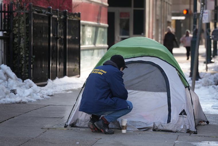 In cold Philadelphia weather, homeless outreach workers are challenged