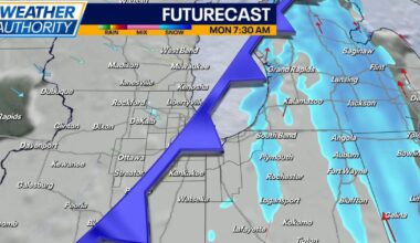 Chicago weather: Light snow may lead to slick roads tonight and early Monday