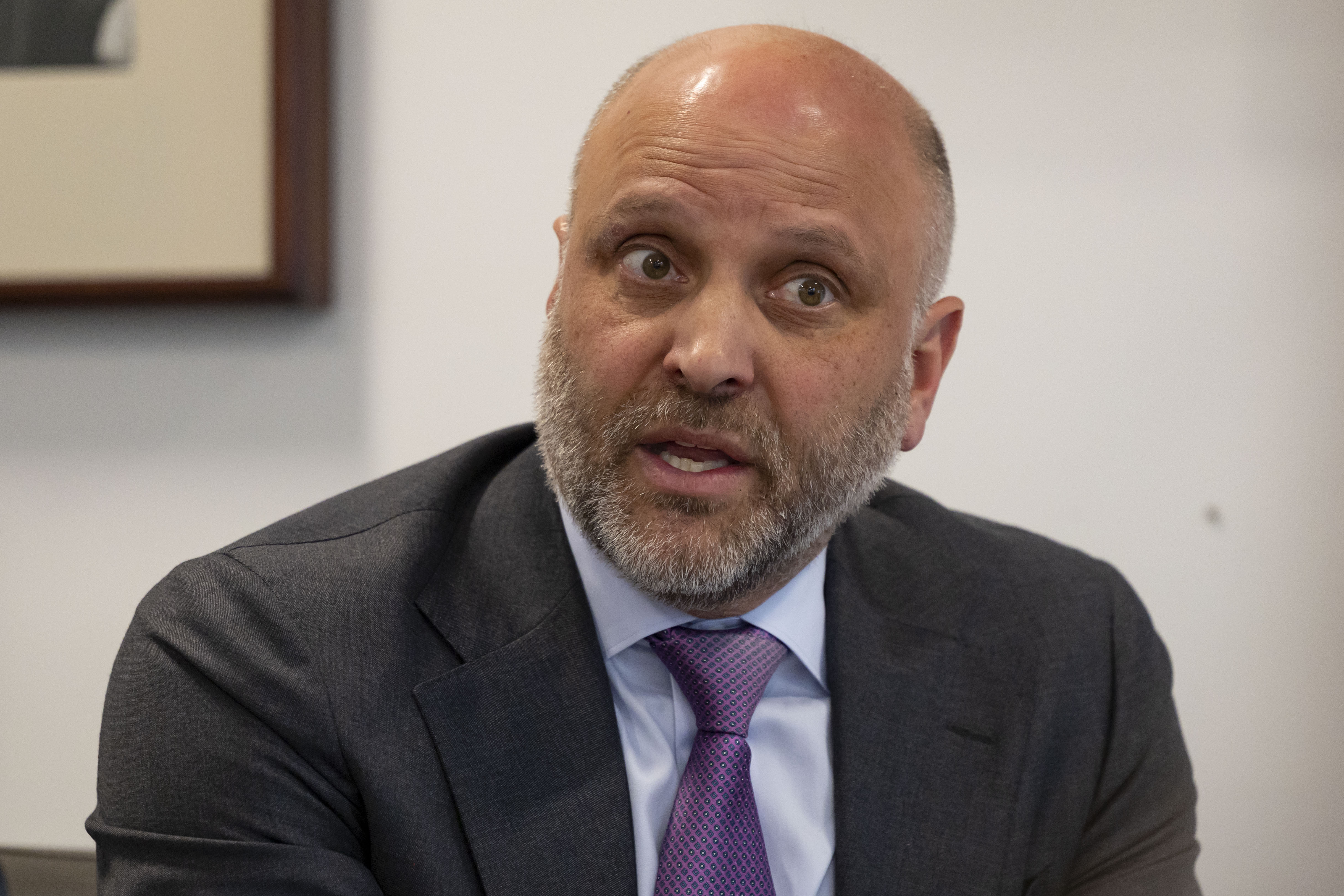 Business owner Jason Friedman, a Democratic candidate for the Illinois'...