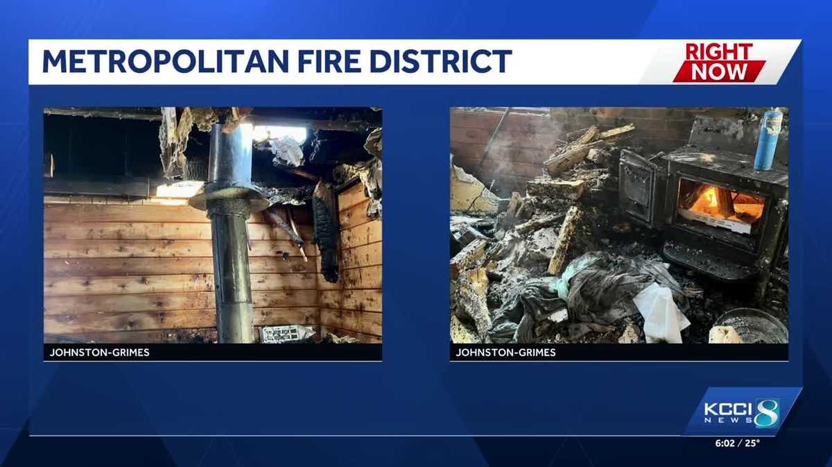 No injuries after Saturday morning house fire near Dallas Center