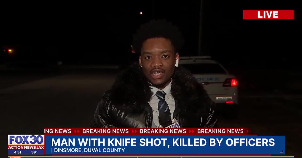 Man shot, killed by Jacksonville police after charging officers with knife, sheriff said – Action News Jax
