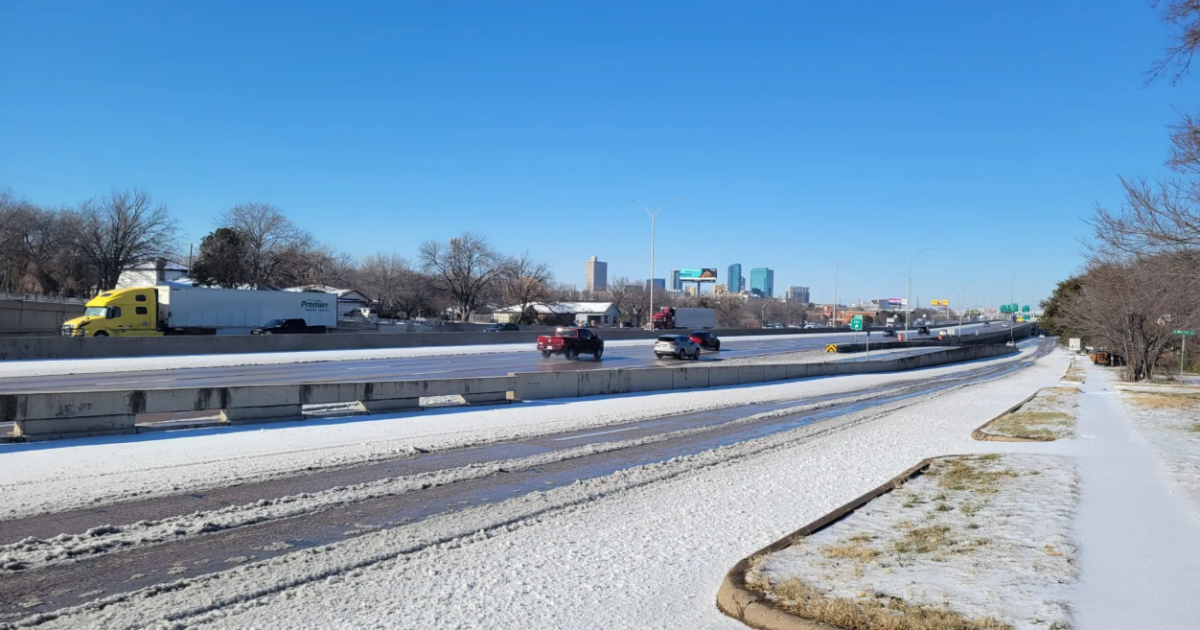 Ice-coated roads deter travel but Fort Worth Stock Show rides on