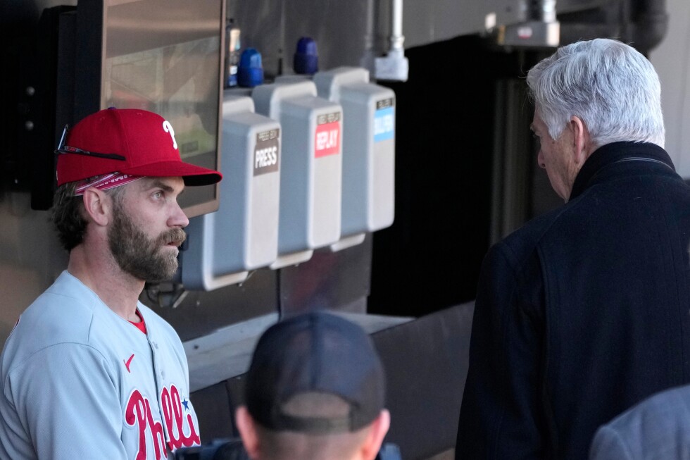 Phillies' Harper says Dombrowski's review of his subpar 2025 season is 'kind of wild to me still'