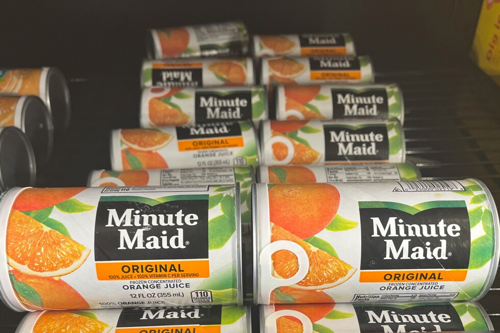 Coca-Cola is discontinuing Minute Maid frozen juices in US and Canada