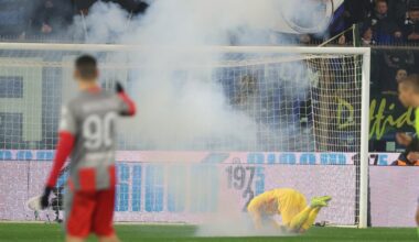 Inter Milan match halted as flare hits Cremonese goalkeeper