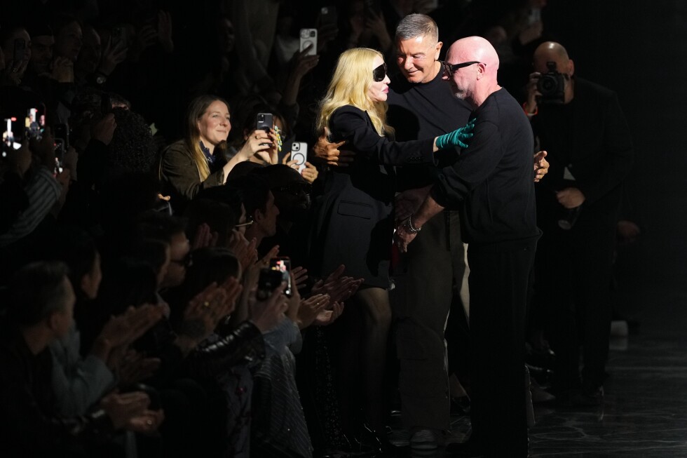Madonna steals the spotlight at D&G's show in Milan