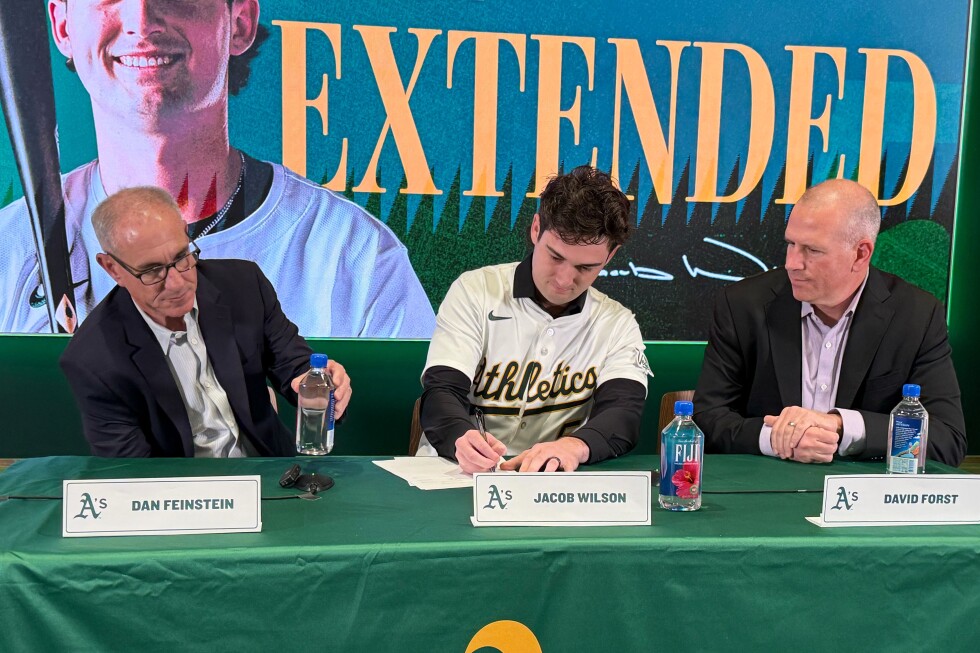 Wilson signing continues A's youth movement with eye on veterans as Las Vegas move nears