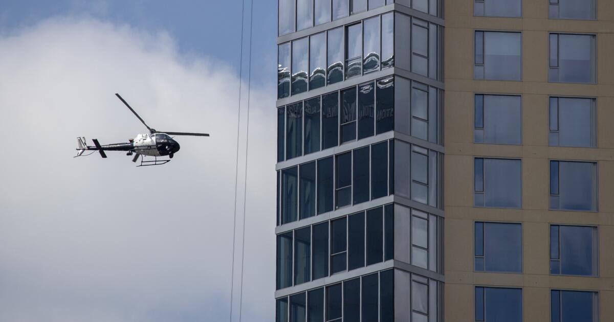 LAPD helicopters barred from flying around LAX airspace