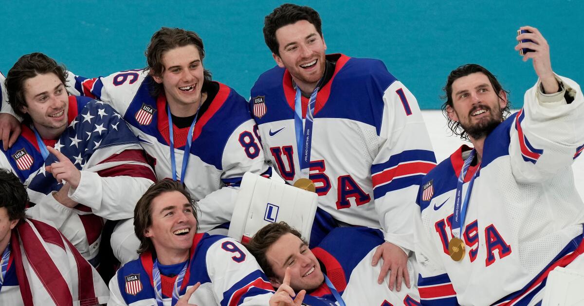 U.S. defeats Canada for first men’s Olympic hockey gold since 1980