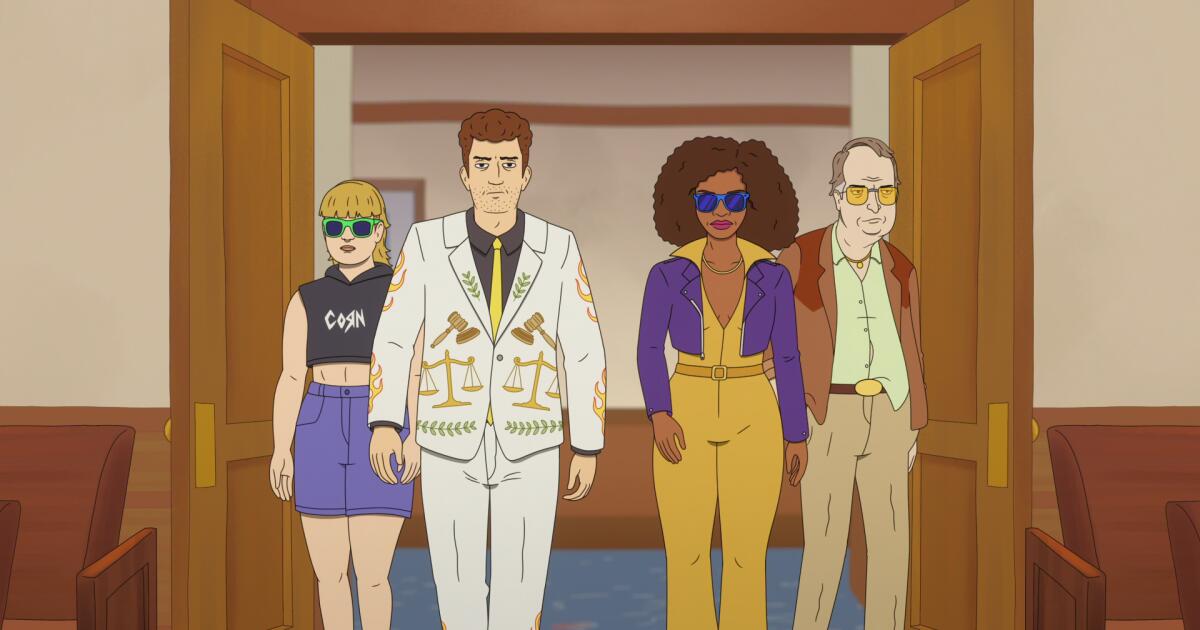 'Strip Law' review: A crude courtroom comedy channeling Adult Swim