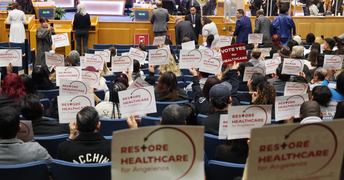 L.A. County wants a healthcare sales tax. Cities are in revolt