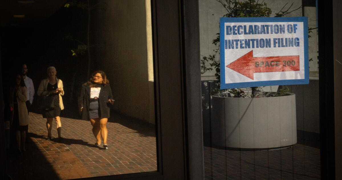 Here's who filed to run in L.A.'s city election
