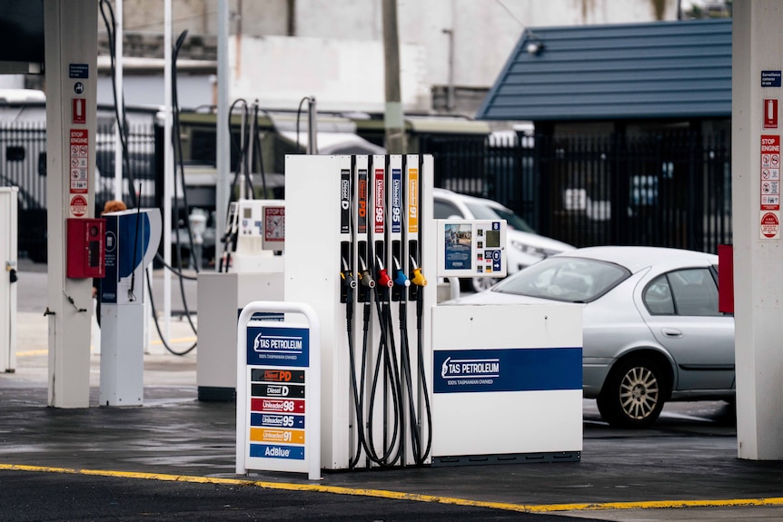 A petrol station