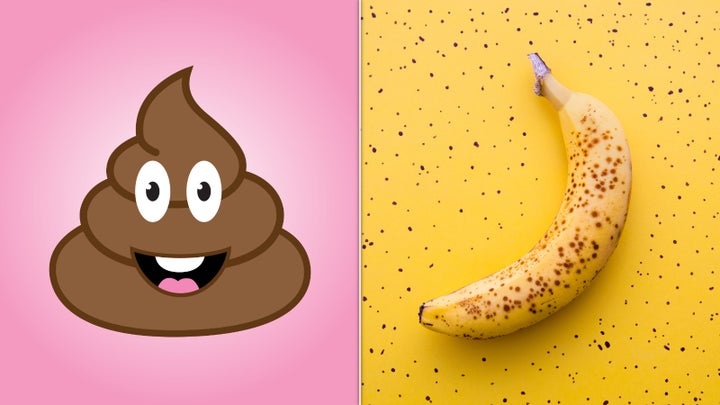A banana-shaped stool is close to ideal.