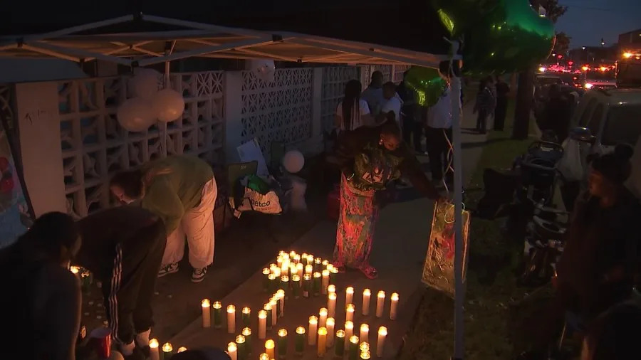 Vigil held for motorcyclist killed in L.A. crash