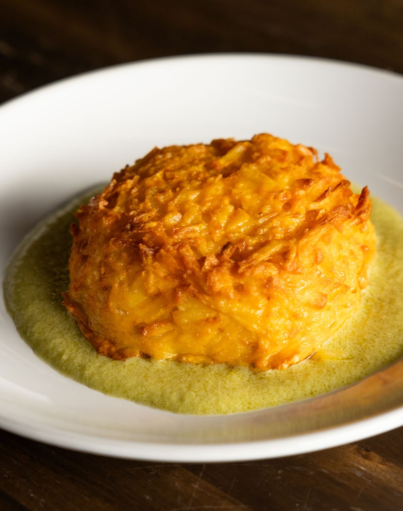Take advice from the owners of AM/FM and order a side of hash browns served over jalapeño...