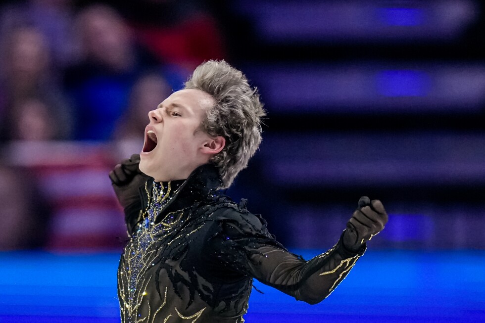 Malinin gets 'three-peat' with world figure skating title