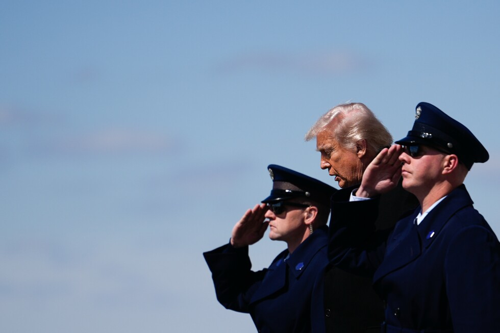 Trump attends second dignified transfer in 3 weeks