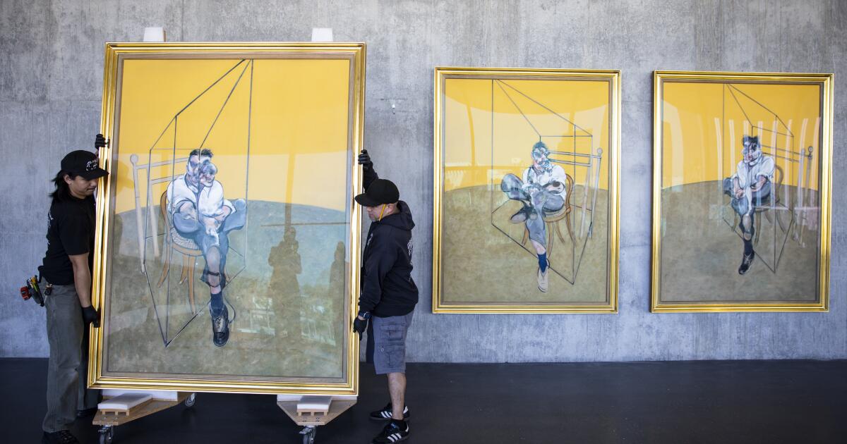 LACMA installs $142 million Francis Bacon triptych in Geffen Galleries