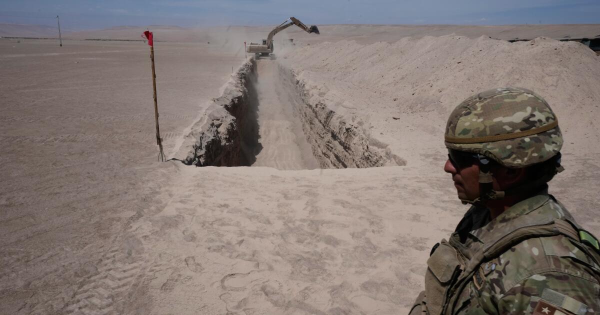 Chile's new far-right president launches work on border barrier