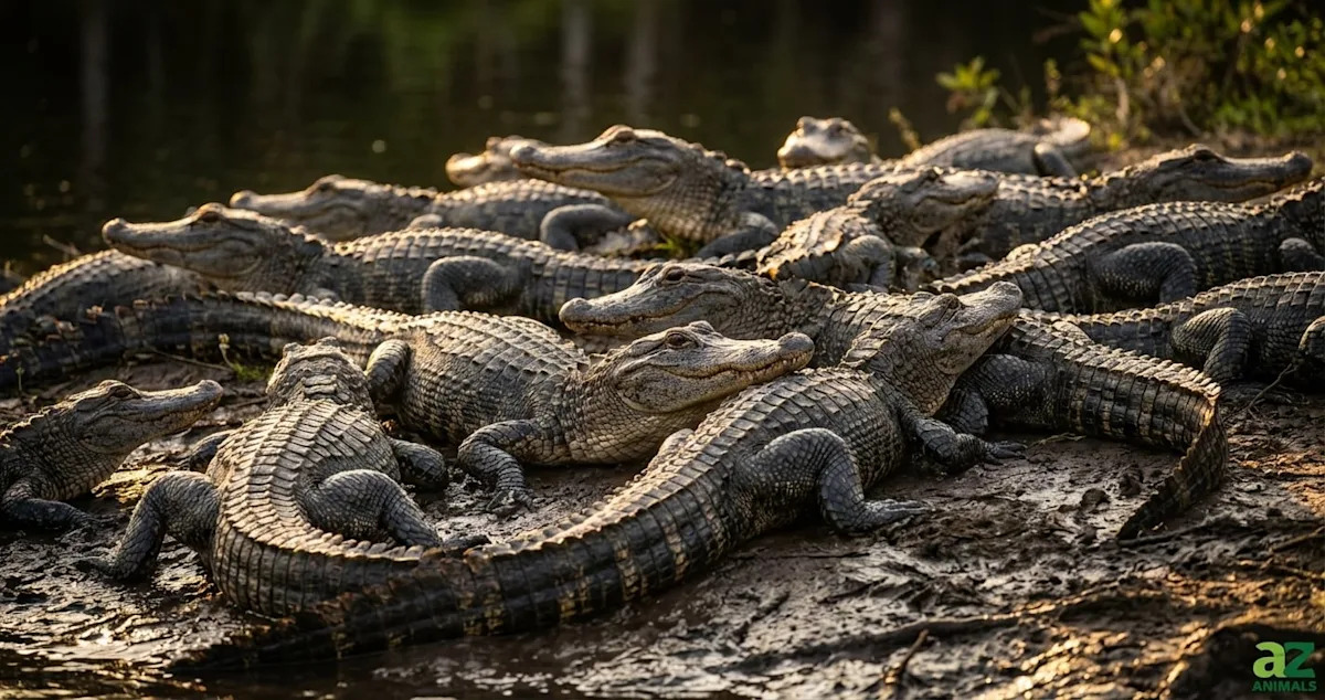 This Florida Sinkhole Becomes a Seasonal Gathering Place for More Hundreds of Alligators