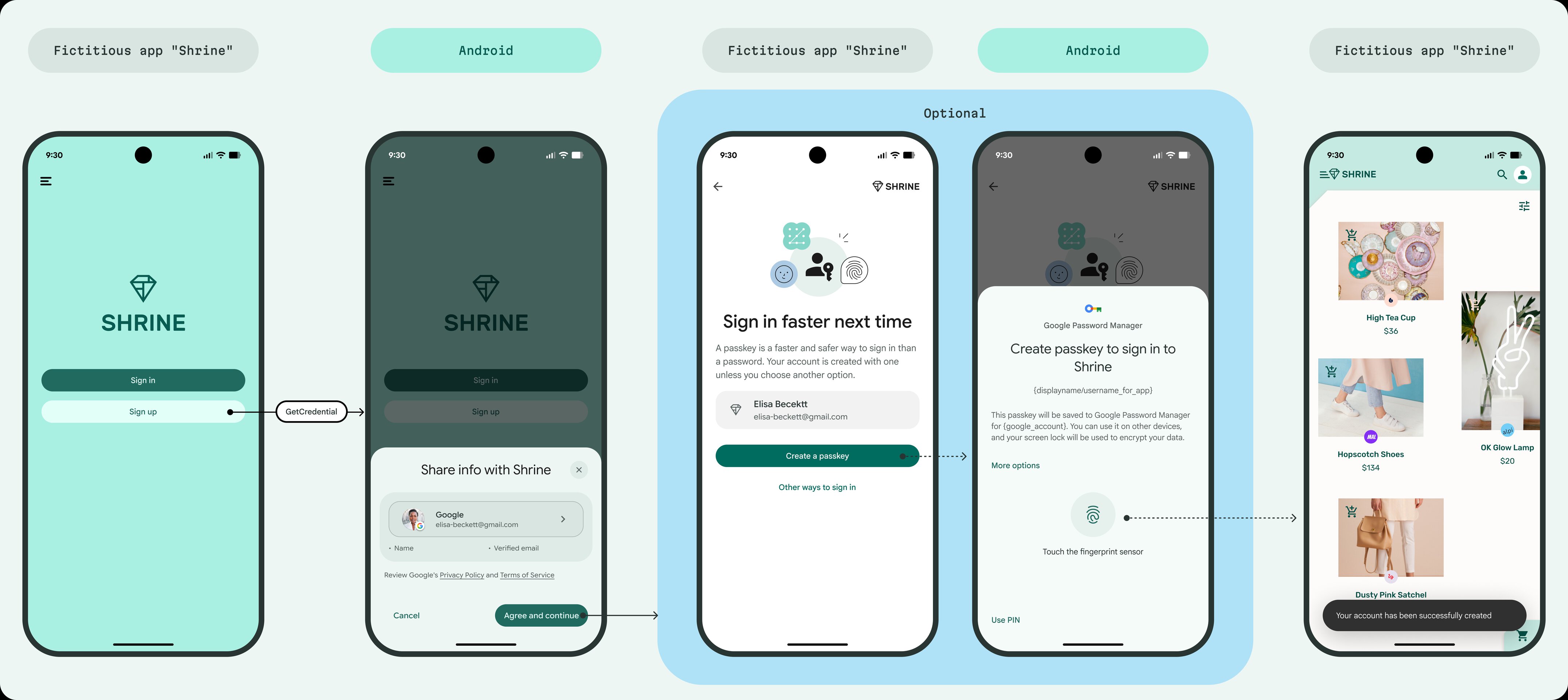 Google Verified Email Android example Google Verified Email Android example