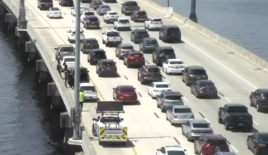 Crash on Buckman Bridge slowing traffic on I-295 West – Action News Jax