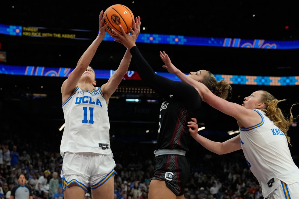 UCLA storms past South Carolina to claim its 1st NCAA women's basketball title