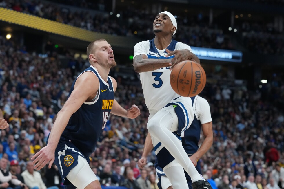 Jaden McDaniels embraces the villain role in Denver after Game 5 loss to Nuggets brings boos