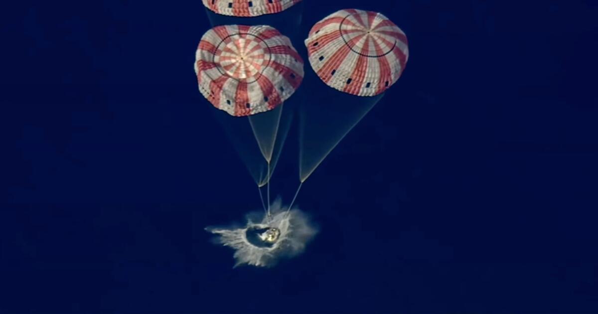 Artemis II crew safely splash down after historic moon mission