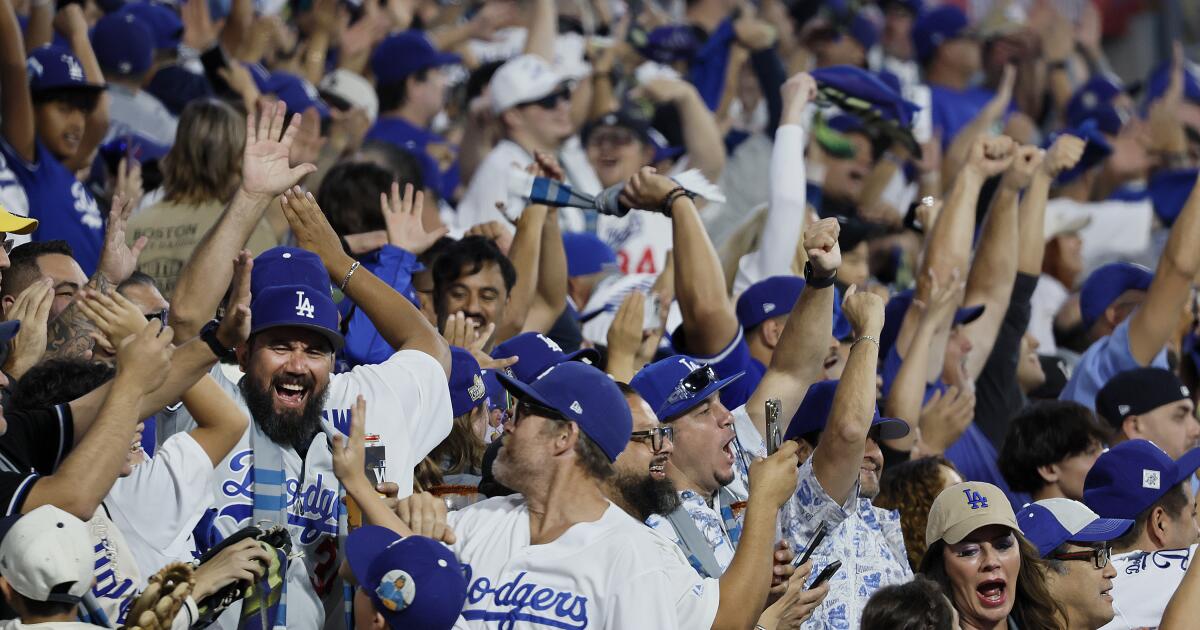 How popular are the Dodgers? Even the Lakers look up at them. Way up.