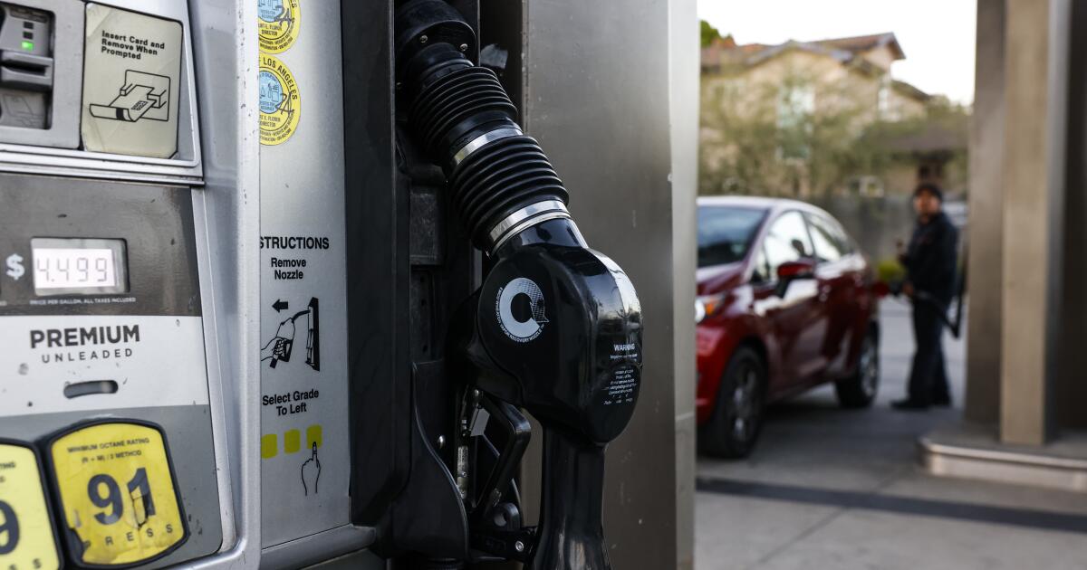 Gas just hit $6 in L.A. Here's where you can still find it for $5