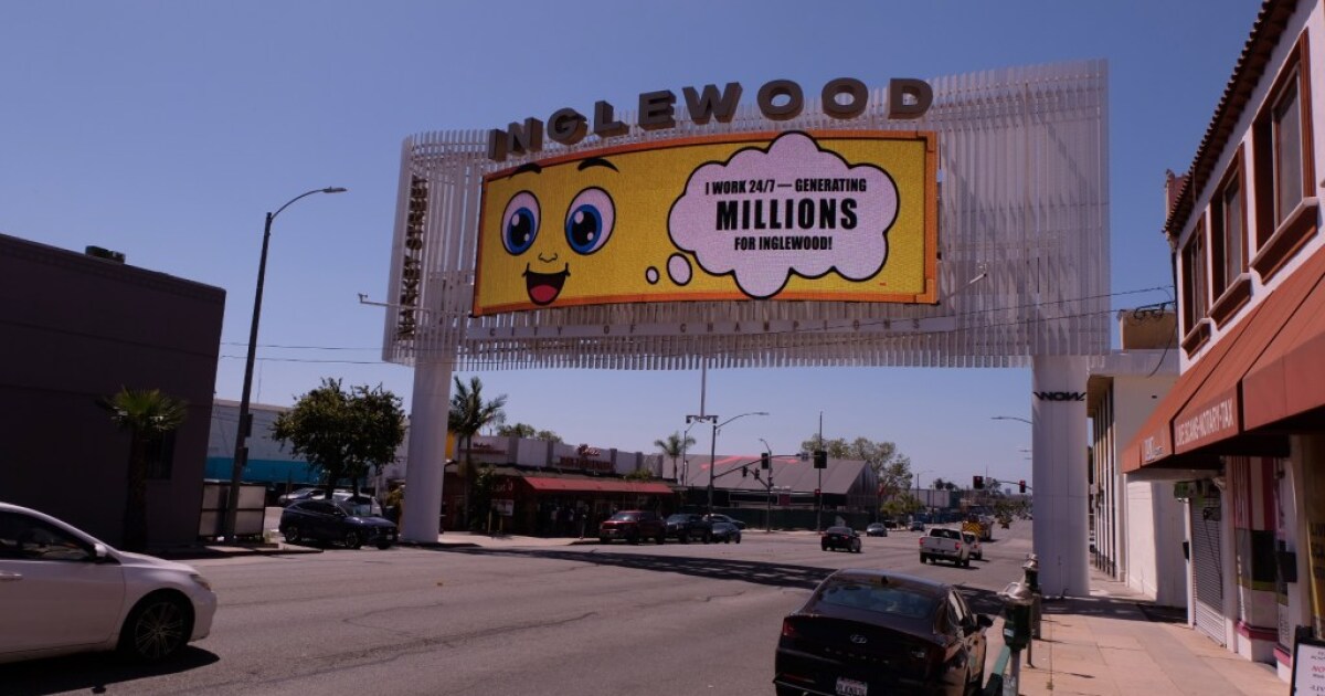 Inglewood’s flashy digital billboards could hit the ballot this fall