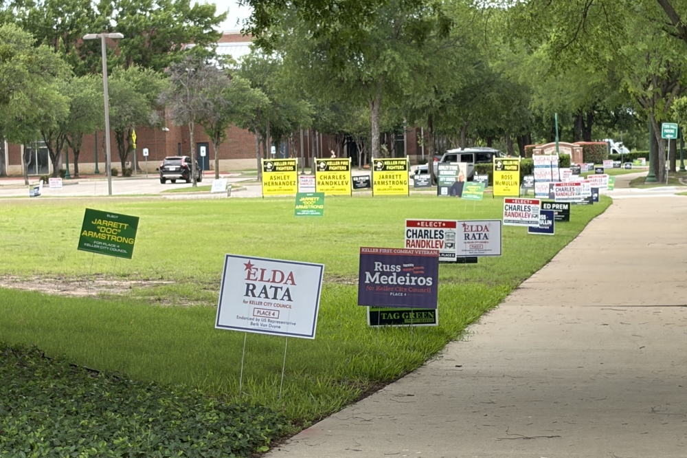 Voting signs