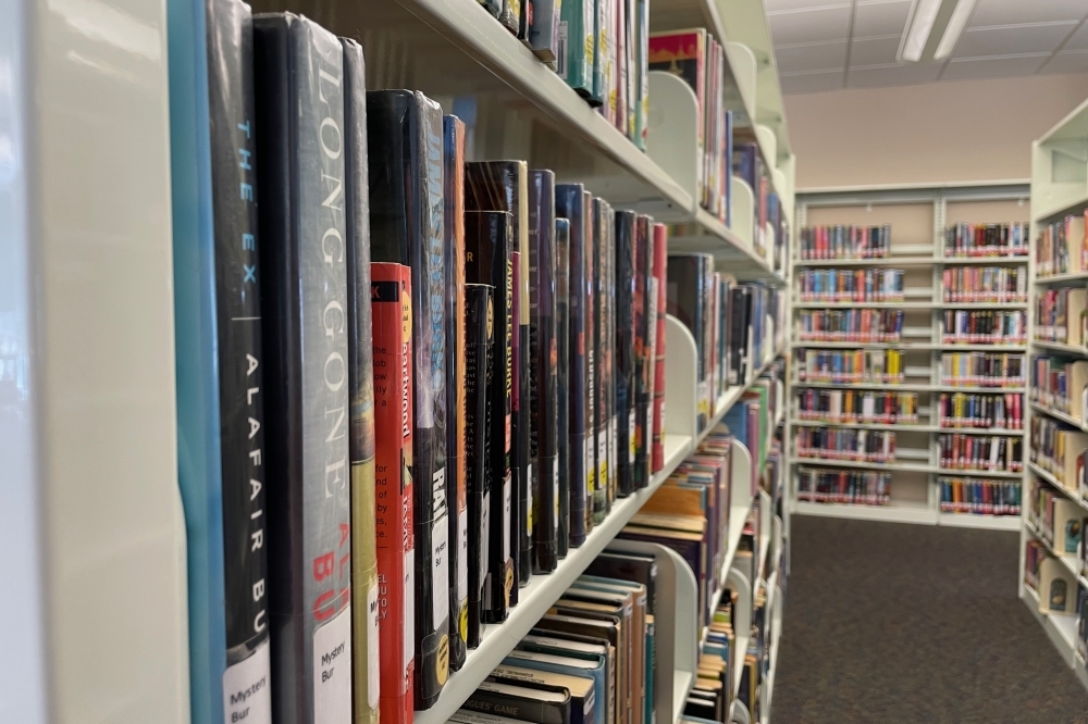 The R.B. Tullis Branch Library is hosting an adult horror movie night May 29 followed by a summer reading registration party June 1. (Emily Lincke/Community Impact)